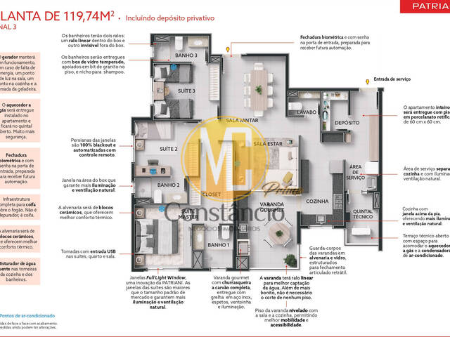 3 dormitórios para Venda em Allure Vila Ema - 18